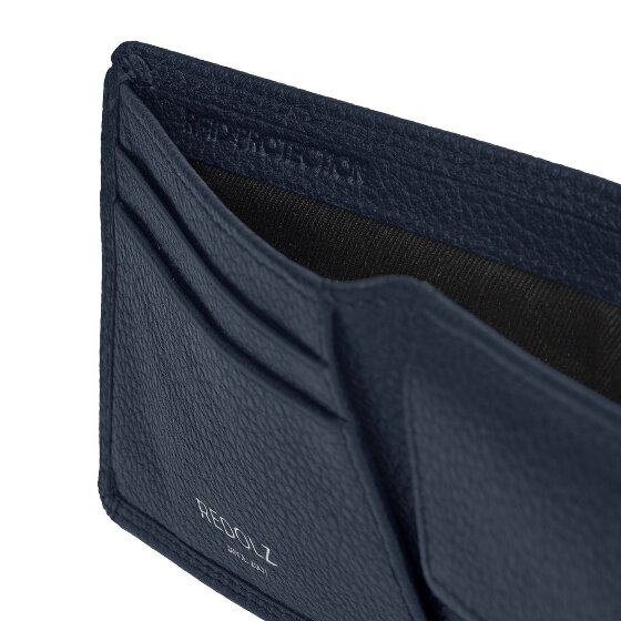 Redolz Leather Essentials QF kleine Geldbörse RFID Leder 10,5 cm