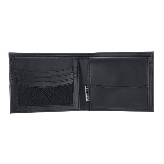 oxmox Leather Geldbörse RFID Schutz Leder 12 cm