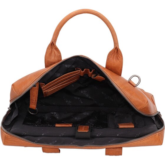 Plevier Rock Basalt Aktentasche Leder 41 cm Laptopfach