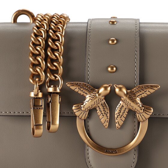 PINKO Love One Umhängetasche Leder 21 cm