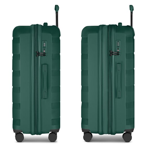 d&n South Dakota 4 Rollen Trolley L 76 cm mit Dehnfalte