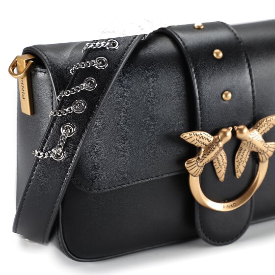 PINKO Love One Umhängetasche Leder 22 cm