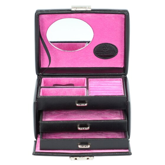 Windrose Merino Schmuckkoffer 15 cm