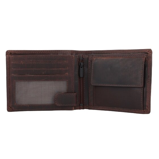 Jack Kinsky Monterey Geldbörse RFID Schutz Leder 13 cm