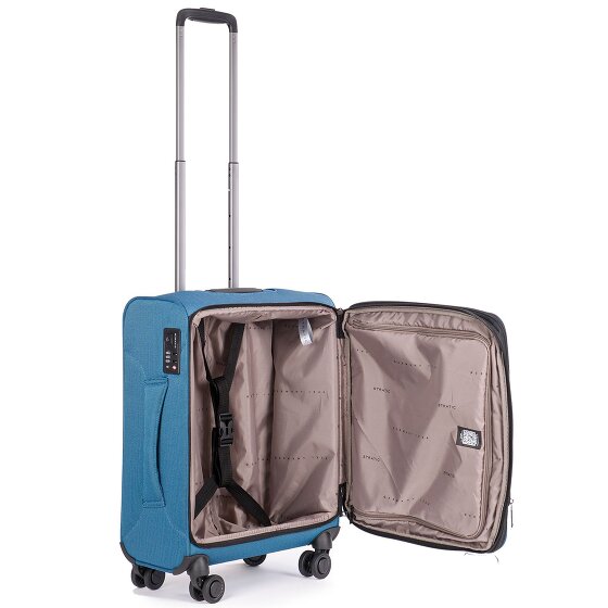 Stratic Bendigo Light + 4 Rollen Kabinentrolley 54 cm mit Dehnfalte