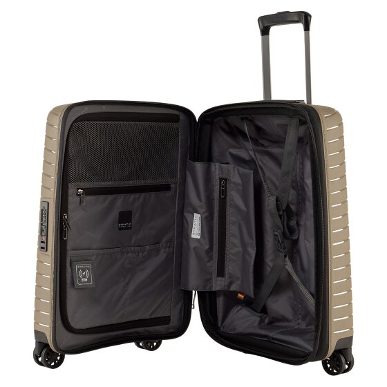 Stratic Novium 4 Rollen Kabinentrolley S 55 cm mit Dehnfalte