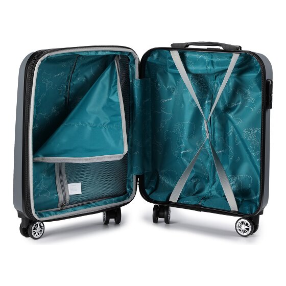 Benzi 5493 4 Rollen Kabinentrolley S 53 cm mit Dehnfalte