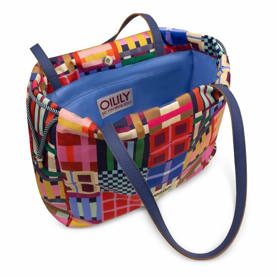 Oilily Tartan Tape Skar Shopper Tasche 36 cm