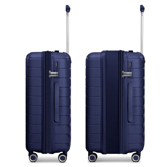 Franky London 4 Rollen Trolley M 65 cm mit Dehnfalte