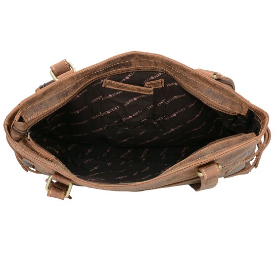 Greenburry Vintage Schultertasche Leder 36 cm