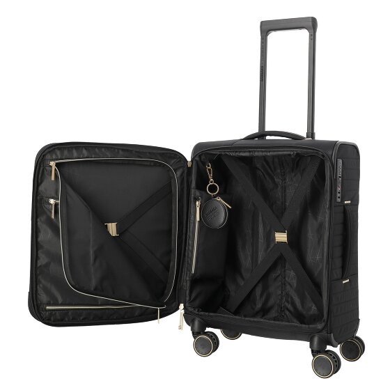 Travelite Barbara Stepp 4 Rollen Kabinentrolley S 55 cm mit Dehnfalte
