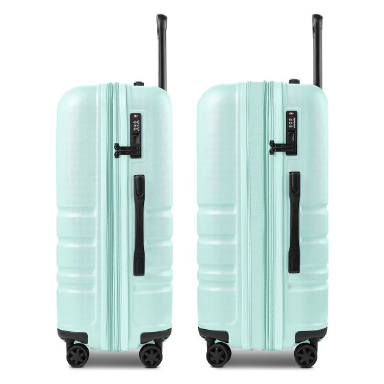 Redolz Pro ABS Medium+ 4 Rollen Trolley 65 cm mit Dehnfalte