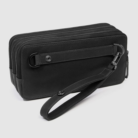 Piquadro Cronus Kulturbeutel Leder 19.5 cm