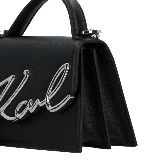 Karl Lagerfeld Signature 2.0 Handtasche Leder 21.5 cm