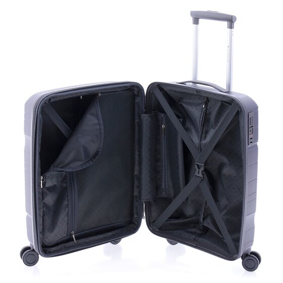 Gladiator 3800 4 Rollen Kabinentrolley 55 cm mit Dehnfalte