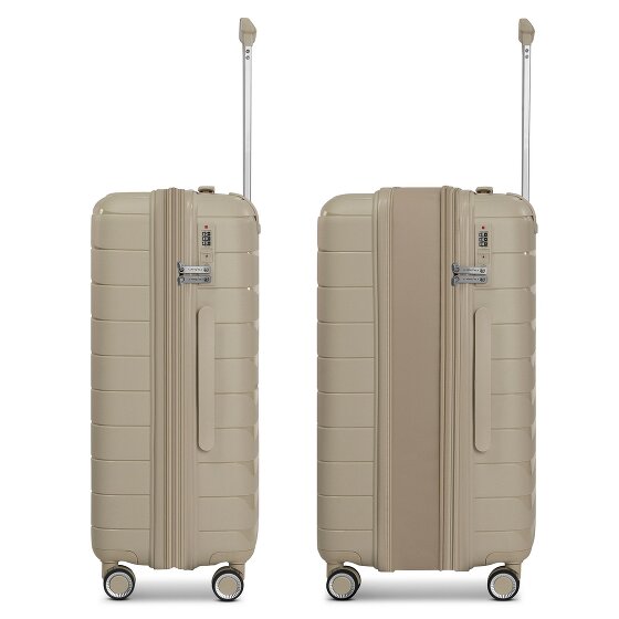 Franky London 4 Rollen Trolley M 65 cm mit Dehnfalte