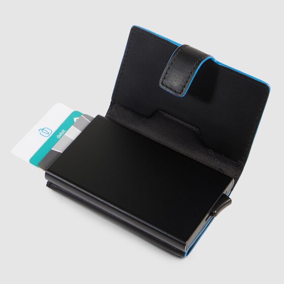 Piquadro Atlas Kreditkartenetui RFID Schutz Leder 10 cm