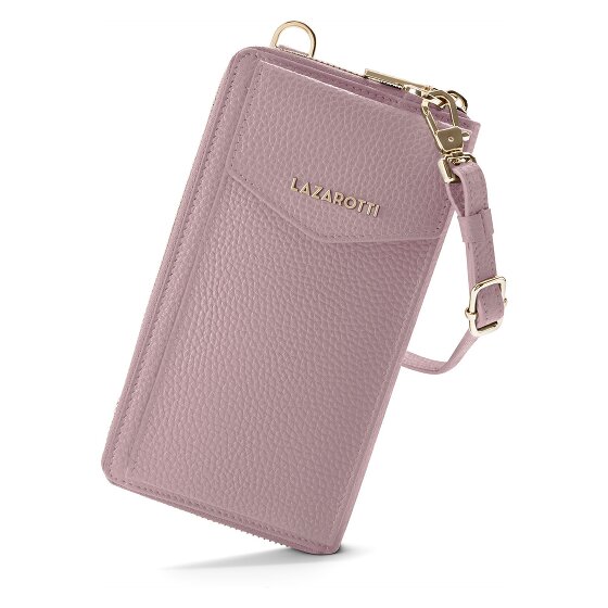 Lazarotti Bologna Leather Zip-Around Geldbörse Handytasche Leder 19 cm