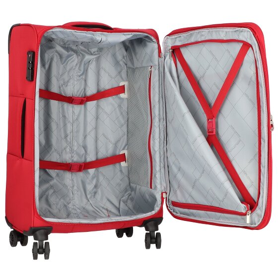 Worldpack Dublin 4 Rollen Kofferset 3-teilig mit Dehnfalte