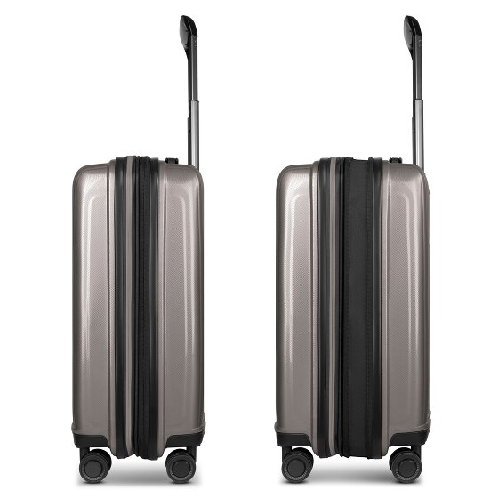 Redolz Essentials 14 4 Rollen Kabinentrolley 55 cm mit Dehnfalte