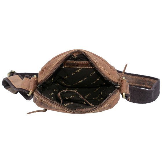 Greenburry Vintage Umhängetasche Leder 20 cm