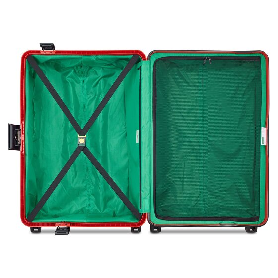 Delsey Paris x United Colors of Benetton Color Block Hardside 4-Rollen Trolley 76 cm