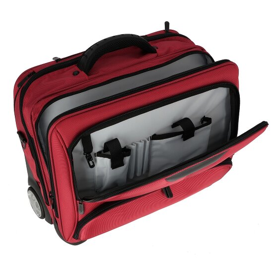 Dermata 2 Rollen Businesstrolley 41 cm Laptopfach