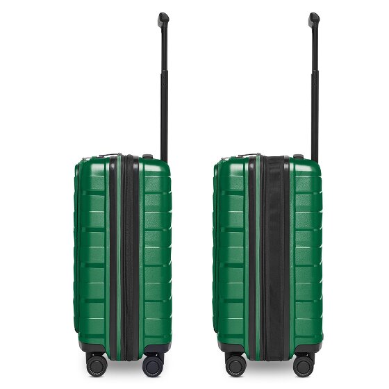 Bergpfeil Travel 4 Rollen Kabinentrolley 55 cm Laptopfach mit Dehnfalte
