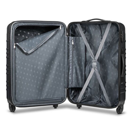 Wenger Amplar Evo 4 Rollen Trolley M 65 cm mit Dehnfalte