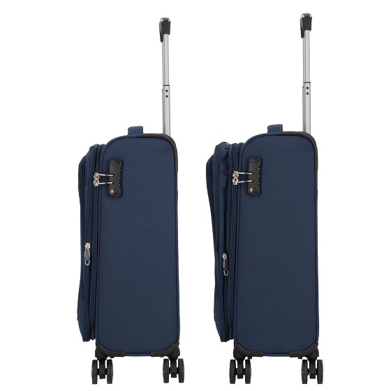 Cocoono Monterrey 4 Rollen Trolley 58 cm mit Dehnfalte