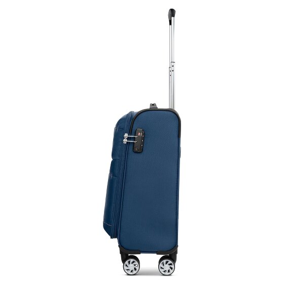 Bugatti Go Light Soft 4 Rollen Kabinentrolley S 54 cm