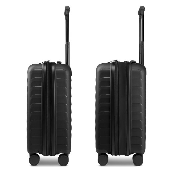 d&n Toronto 4 Rollen Kabinentrolley S 54 cm mit Dehnfalte