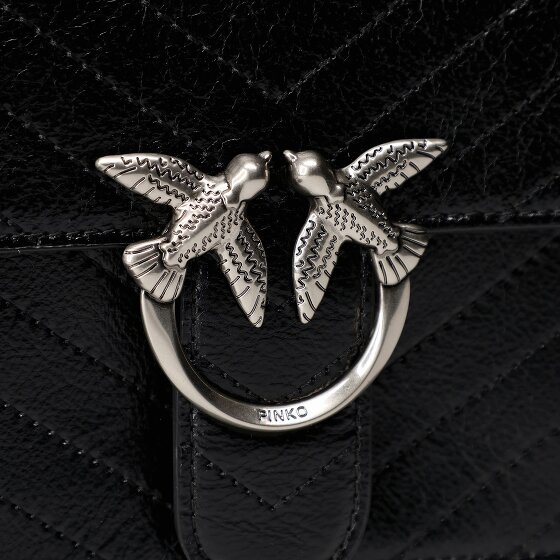 PINKO Love One Schultertasche Leder 26 cm