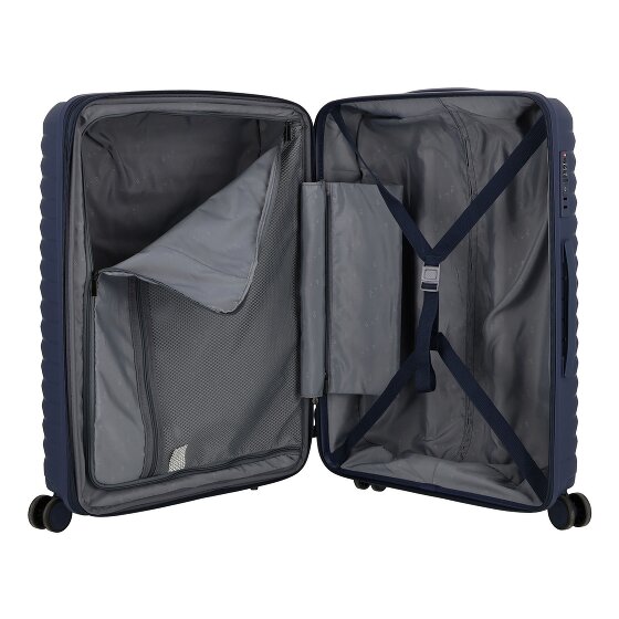 d&n Travel Line 4500 4 Rollen Trolley M 65 cm mit Dehnfalte