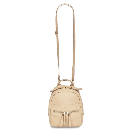 Knomo City Rucksack RFID Schutz Leder 20 cm