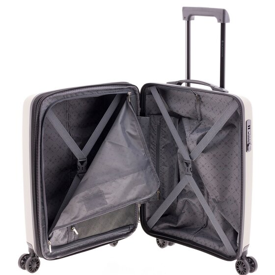 Gladiator 1700 4 Rollen Kabinentrolley 55 cm mit Dehnfalte