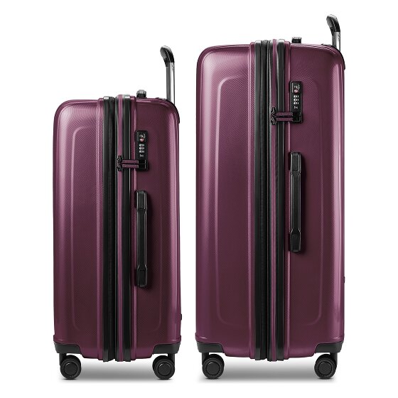 Redolz Essentials 14 4-Rollen Kofferset M+L mit Dehnfalte