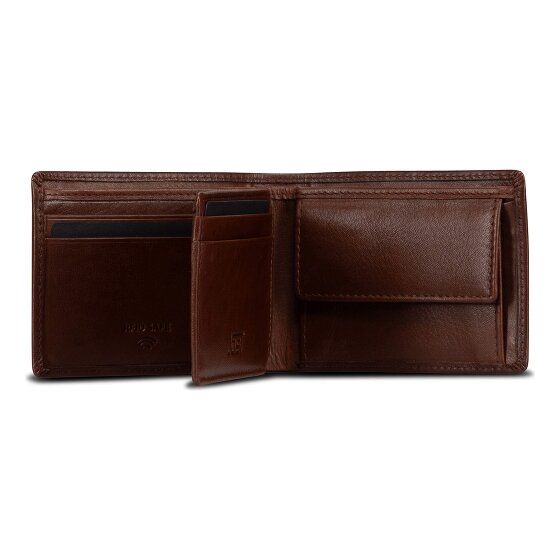 Jost Vardo Geldbörse RFID Schutz Leder 10.5 cm