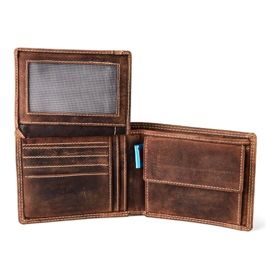 Jack Kinsky Baltimore 101 Geldbörse RFID Schutz Leder 13 cm