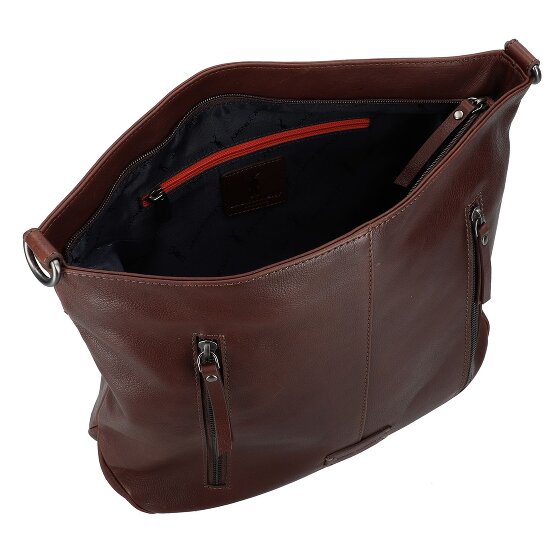 Jack Kinsky Schultertasche Leder 33 cm