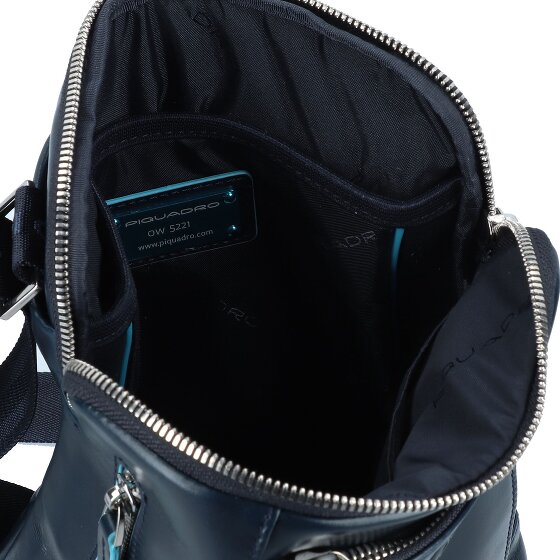 Piquadro Blue Square Umhängetasche Leder 21 cm