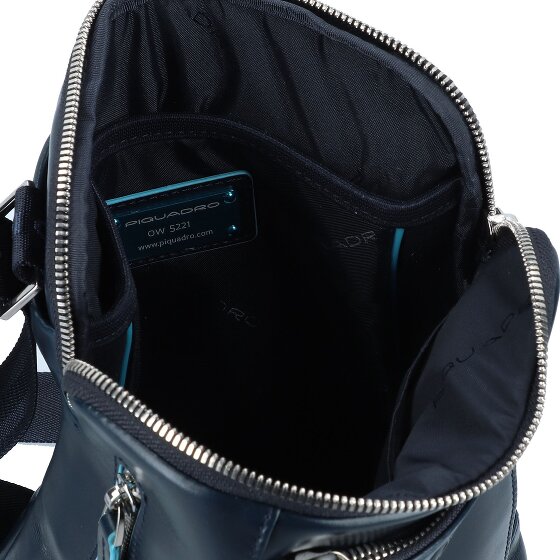 Piquadro Blue Square Umhängetasche Leder 21 cm