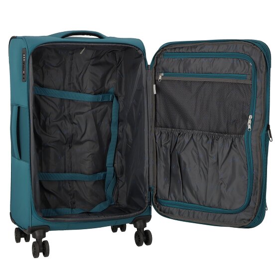 d&n Travel Line 9504 4 Rollen Kofferset 3-teilig mit Dehnfalte