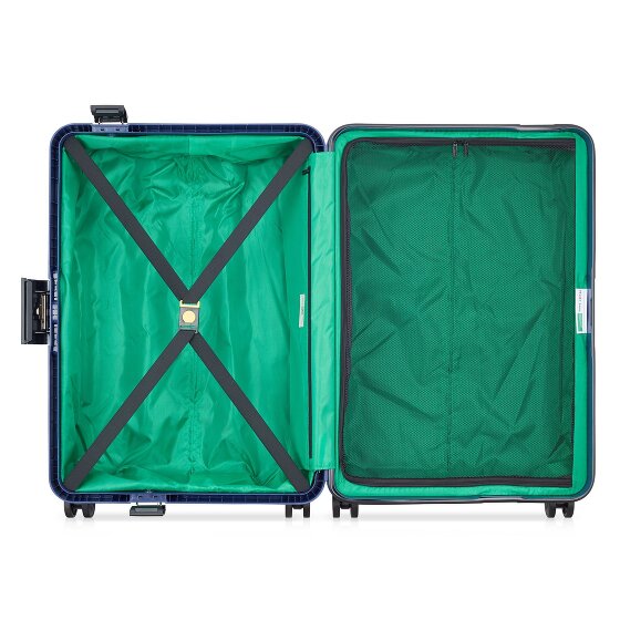 Delsey Paris x United Colors of Benetton Color Block Hardside 4-Rollen Trolley 67 cm