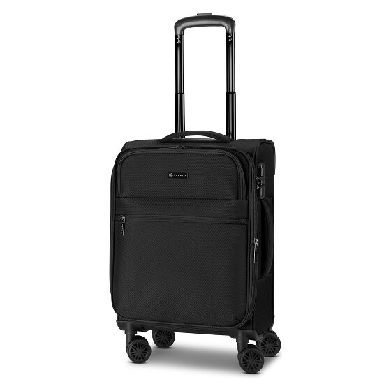 Bugatti Valencia Soft 4 Rollen Kabinentrolley S 55 cm mit Dehnfalte
