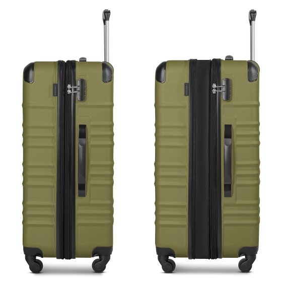 Wenger Amplar Evo 4 Rollen Trolley L 75 cm mit Dehnfalte