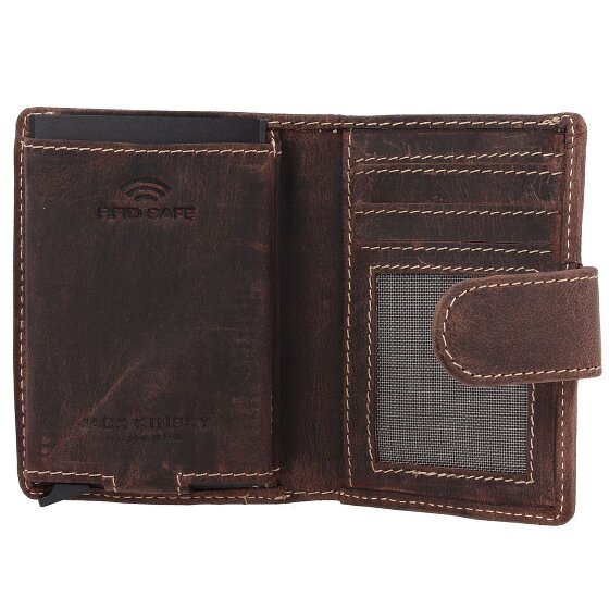 Jack Kinsky Baltimore Kreditkartenetui RFID Schutz Leder 11 cm