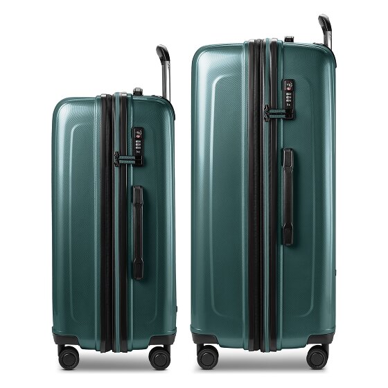 Redolz Essentials 14 4-Rollen Kofferset M+L mit Dehnfalte