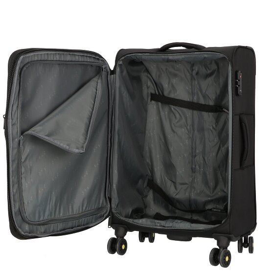 d&n Travel Line 9704 4 Rollen Kofferset 3-teilig mit Dehnfalte