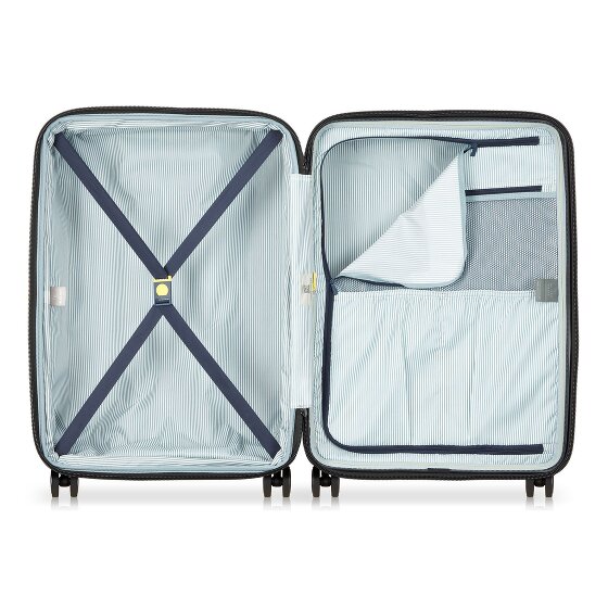 Delsey Paris Longitude 4 Rollen Trolley 69 cm mit Dehnfalte